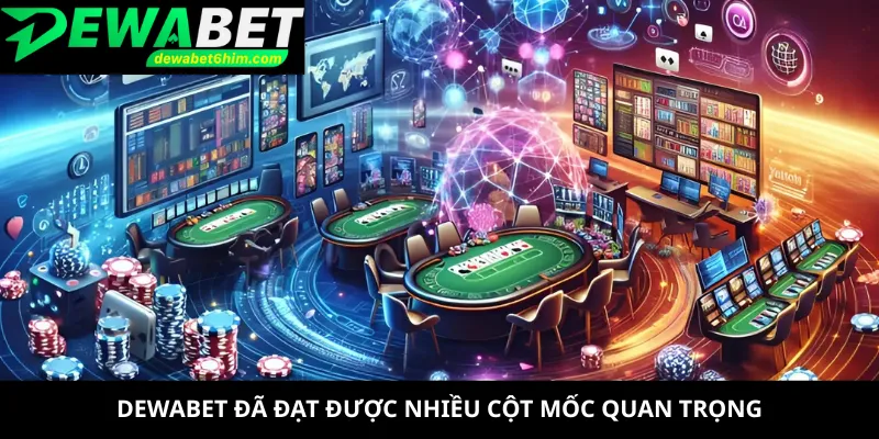 DEWABET đã đạt được nhiều cột mốc quan trọng