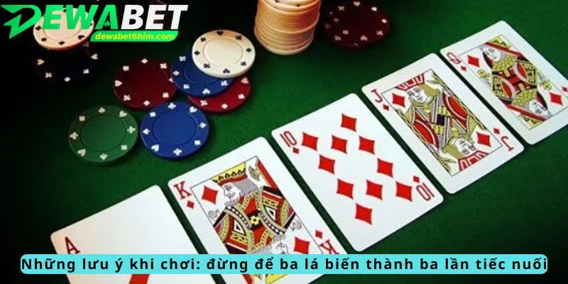 Những lưu ý khi chơi